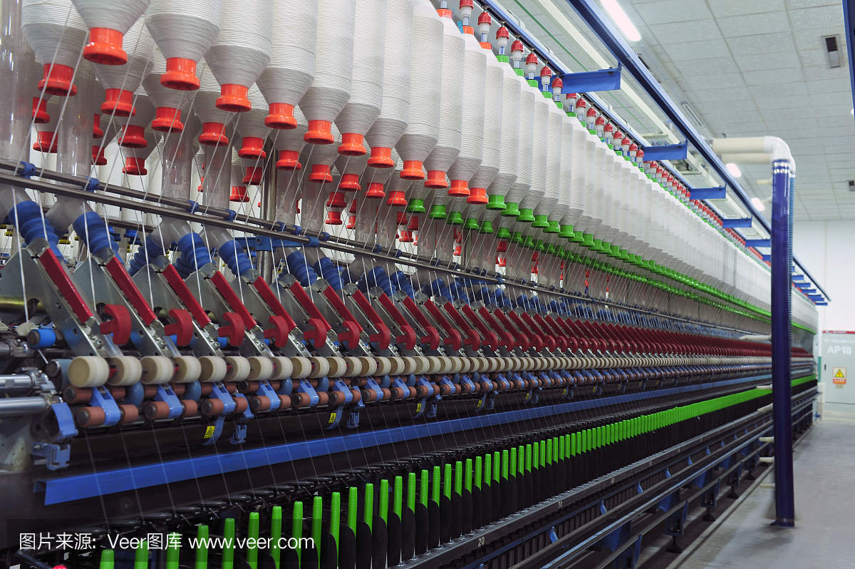 某纺丝生产公司的机械设备